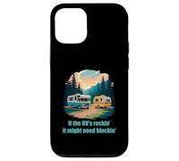 If The RV's Rockin', It Might Need Blockin' Camper Trailer Carcasa para iPhone 12/12 Pro