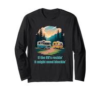 If The RV's Rockin', It Might Need Blockin' Camper Trailer Manga Larga