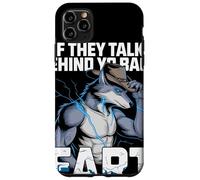 If They Talk Behind Yo Back Fart Lobo Humor Furry Sarcástico Carcasa para iPhone 11 Pro MAX