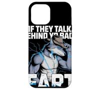 If They Talk Behind Yo Back Fart Lobo Humor Furry Sarcástico Carcasa para iPhone 12 Pro MAX
