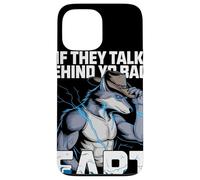 If They Talk Behind Yo Back Fart Lobo Humor Furry Sarcástico Carcasa para iPhone 13 Pro MAX