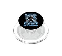 If They Talk Behind Your Back Fart Atrevido Hombre Lobo PopSockets PopGrip para MagSafe