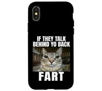 If They Talk Behind Your Back Fart Carcasa para iPhone X/XS