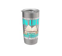 If things go wrong in life, simply scream "Plot Twist" Vaso térmico de acero inoxidable de doble pared