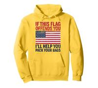If This Flag Offends You I'Ll Help You Empacar Your Bags USA Sudadera con Capucha
