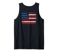 If This Flag Offends You I'Ll Help You Pack American Flag Camiseta sin Mangas