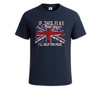 If This Flag Primate Hip Hop Xissazri - Camiseta para hombre, diseño de gorila simio, Camiseta azul marino, 4XL