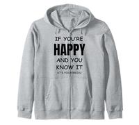 If You Are Happy It's Your Meds Divertido Regalo de cumpleaños Sudadera con Capucha