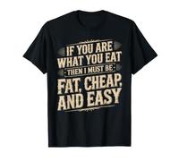 If You Are What You Eat I Must Be Fat Cheap and Easy Camiseta