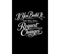 If You Build It... They Will Still Request Changes: Funny Graphic Designer Gift Journal | Designer Humor Office Notebook for Men & Women | Creative Professional Gag Gift | 110 Lined Pages