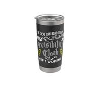 If You Can Read This My Invisibility Cloak Isn't Working Fun Vaso térmico de acero inoxidable de doble pared