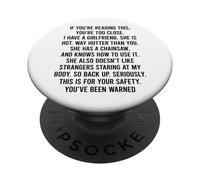 If You Can Read This You Are Too Close PopSockets PopGrip Adhesivo