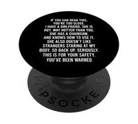 If You Can Read This You Are Too Close PopSockets PopGrip Adhesivo