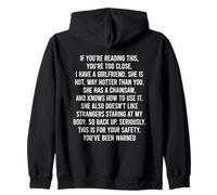 If You Can Read This You Are Too Close Sudadera con Capucha