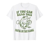 If You Can Read This You'Re In Fart Range Frog Camiseta