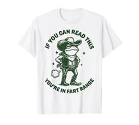 If You Can Read This You'Re In Fart Range Frog Camiseta