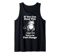 If You Can Read This You'Re In Fart Range Frog Camiseta sin Mangas