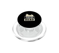 If You Can't Find Me I'm with The Herd Funny Ganaderos PopSockets PopGrip para MagSafe