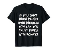 If You Can't Trust People Funny Sarcastic Humor gráfico Camiseta