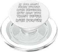 If You Can't Trust People Funny Sarcastic Humor gráfico PopSockets PopGrip para MagSafe