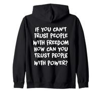 If You Can't Trust People Funny Sarcastic Humor gráfico Sudadera con Capucha