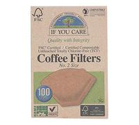 If You Care Filtros de café n.º 2 sin blanquear 100 filtros x 3 (paquete de 3)
