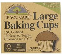 If You Care Large Unbleached Baking Cups - 60 Baking Cups