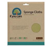 Paños de esponja de 5 piezas de If You Care