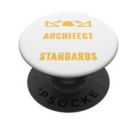 If You Date An Architect Raise Your Hand - Regalo Divertido Retro PopSockets PopGrip Adhesivo
