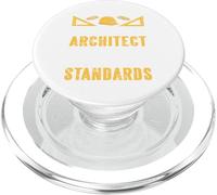 If You Date An Architect Raise Your Hand - Regalo Divertido Retro PopSockets PopGrip para MagSafe