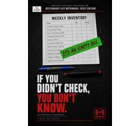 If You Didn't Check, You Don't Know: Lined Notebook