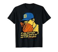 If You Don't Have Anything Good To Say Say It In Your Glove Camiseta gráfica económica, Hombre, Negro, S