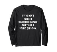 If You Don't Want A Sarcastic Answer Don't Ask A Stupid Ques Manga Larga