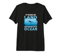 If You On Land Throw Back Into The Ocean Scuba Diving Camiseta Premium