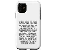 If You’re Reading This You’re Too Close Carcasa para iPhone 11