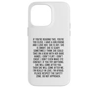 If You’re Reading This You’re Too Close Carcasa para iPhone 14 Pro MAX