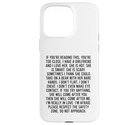 If You’re Reading This You’re Too Close Carcasa para iPhone 15 Pro MAX