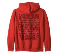 If You’re Reading This You’re Too Close Sudadera con Capucha
