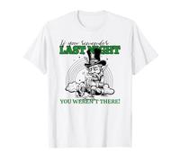 If You Remember Last Night You were N't There (Gráfico irlandés) Camiseta