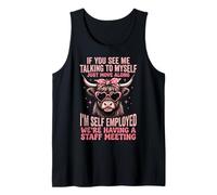 If You See Me Talking To Myself Just Move Along Camiseta sin Mangas