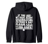 If You See My Baby Daddy Celebrando el Día del Padre Llame Divertido Sudadera con Capucha