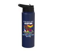 If Your Parents Aren't Accepting I'm Your Mom Now LGBT Stainless Steel Insulated Water Bottle