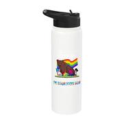If Your Parents Aren't Accepting I'm Your Mom Now LGBT Stainless Steel Insulated Water Bottle