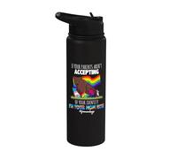 If Your Parents Aren't Accepting I'm Your Mom Now LGBT Stainless Steel Insulated Water Bottle