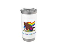 If Your Parents Aren't Accepting I'm Your Mom Now LGBT Vaso térmico de acero inoxidable de doble pared