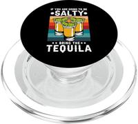 If You'Re Going To Be Salty Bring The Tequila Retro Vintage PopSockets PopGrip para MagSafe