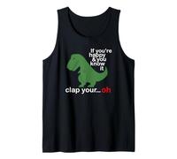 If You'Re Happy and You Know It Clap Your T Rex Funny Camiseta sin Mangas
