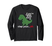 If You'Re Happy and You Know It Clap Your T Rex Funny Manga Larga