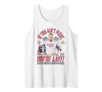 If You'Re Not First You'Re Last Checkerboard Racing Movie Camiseta sin Mangas