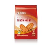 IFA ELIGES - Panecillo Tostado Tradicional, Con Aceite de Girasol Alto Oleico (6%), Pack de 19 Unidades Aprox., Snack Crujiente para Desayunos y Aperitivos, Bolsa 225g (Fabricado en España)